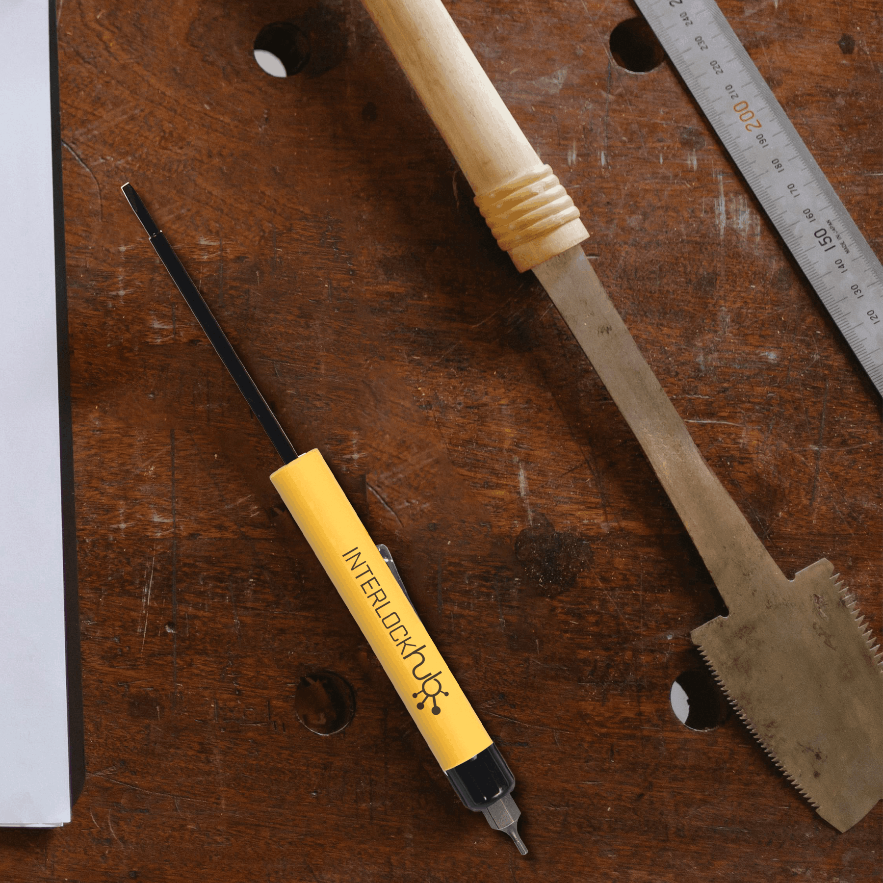 Pocket Screwdriver Tech Blade + Hex Bit Top
